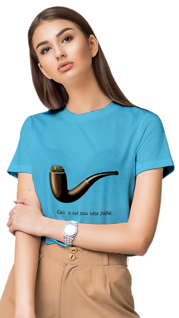 Ceci N'est Pas Une Pipe - USUAL.ink! - playera personalizada