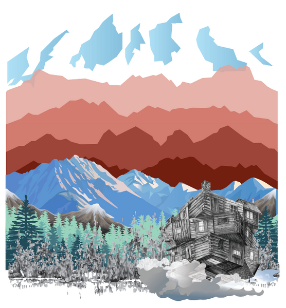 Chromatic Mountain - USUAL.ink! - playera personalizada