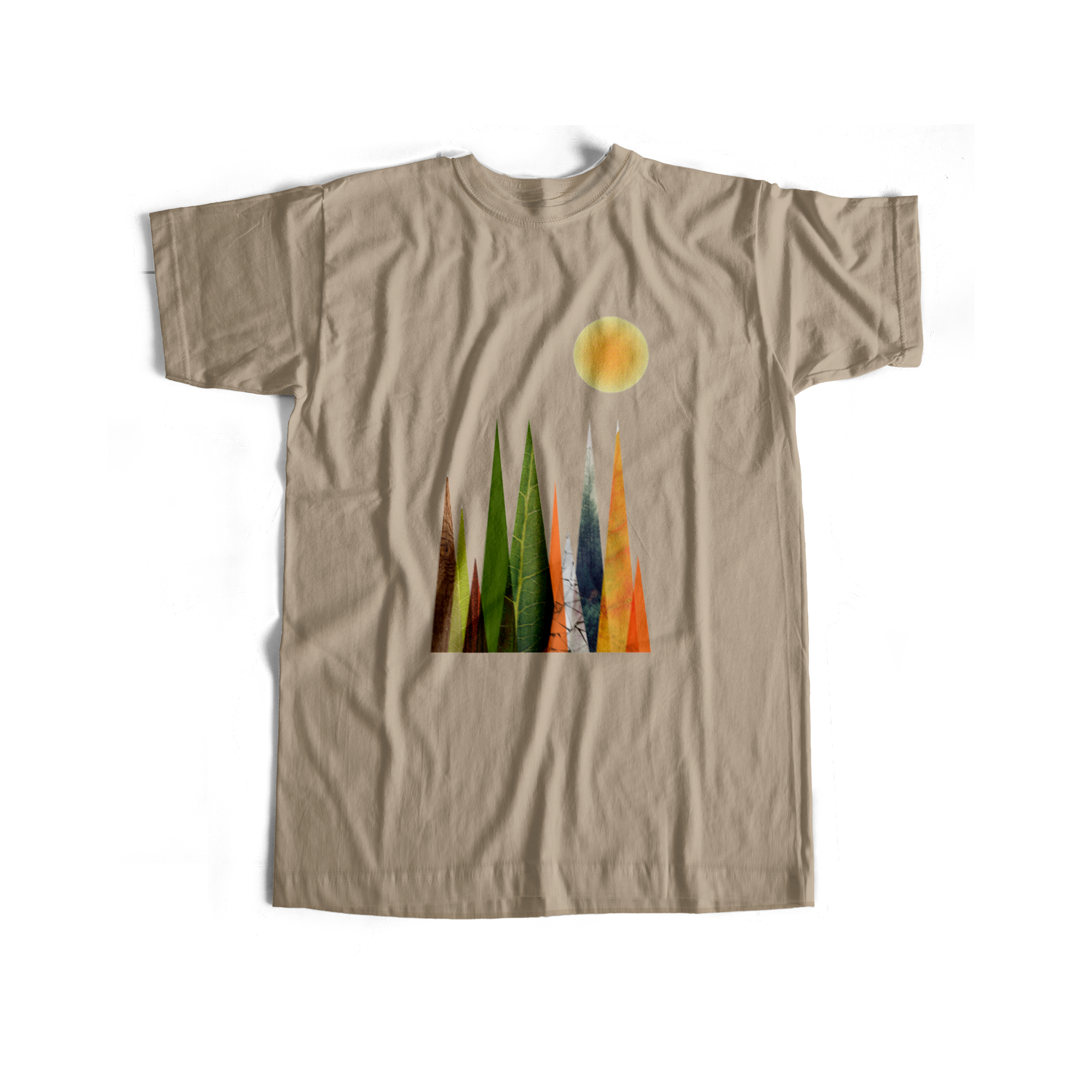 Colorful pines - USUAL.ink! - playera personalizada