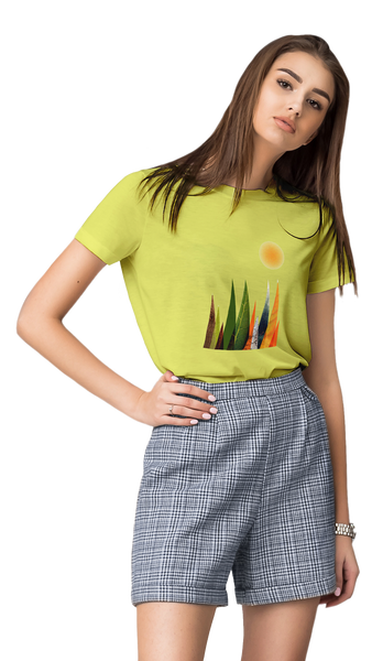 Colorful pines - USUAL.ink! - playera personalizada