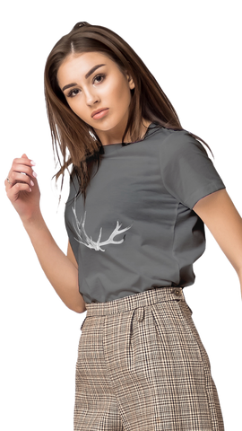 Deer Horns - USUAL.ink! - playera personalizada