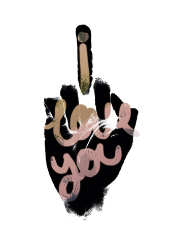 I love you - USUAL.ink! - playera personalizada