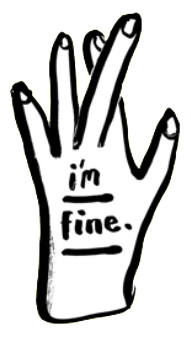 I'm fine - USUAL.ink! - playera personalizada