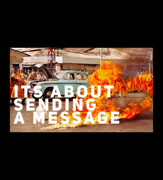 Its about sending a message - USUAL.ink! - playera personalizada
