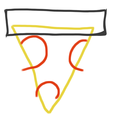 Just pizza - USUAL.ink! - playera personalizada