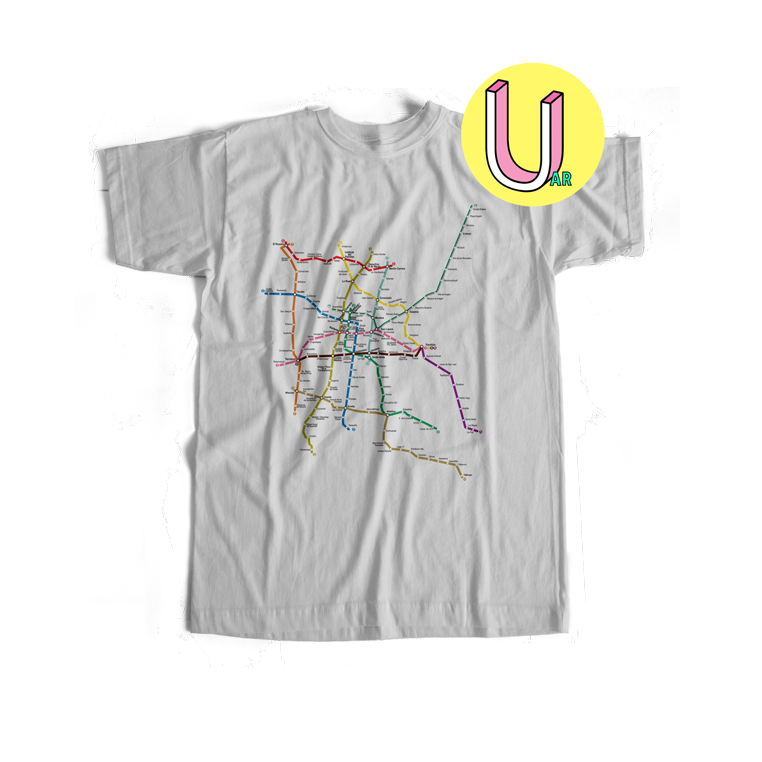 Metro CDMX - USUAL.ink! - playera personalizada