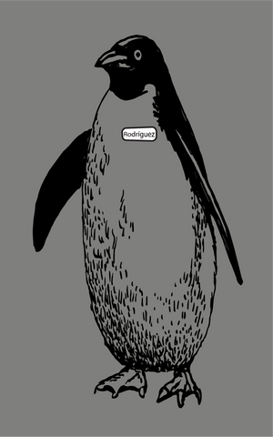 Pingüino Rodriguez - USUAL.ink! - playera personalizada