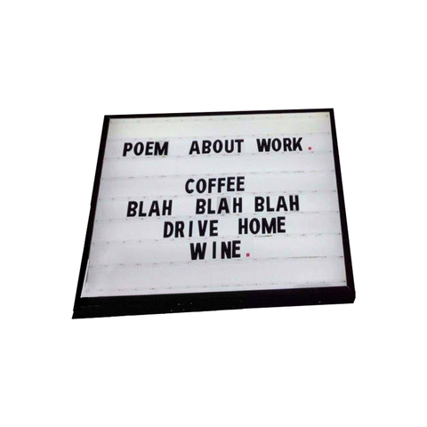 Poem about work - USUAL.ink! - playera personalizada