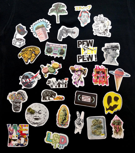 Set de stickers - USUAL.ink! - playera personalizada