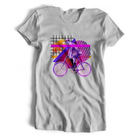 Vaporwave bike CoRe - USUAL.ink! - playera personalizada