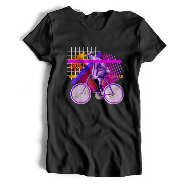 Vaporwave bike CoRe - USUAL.ink! - playera personalizada