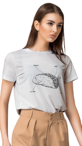 Anatomía De Un Taco - USUAL.ink! - playera personalizada