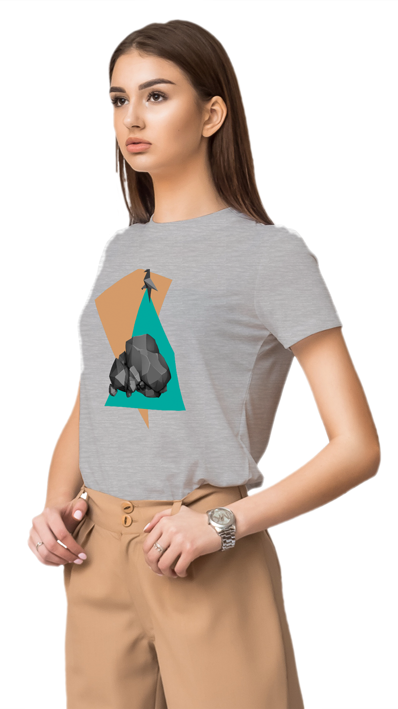 Bird On The Rocks - USUAL.ink! - playera personalizada