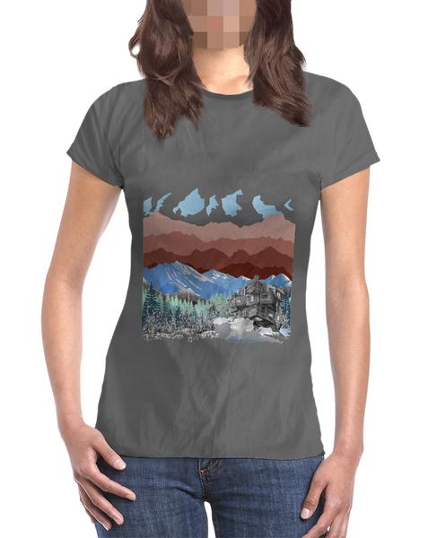 Chromatic Mountain - USUAL.ink! - playera personalizada