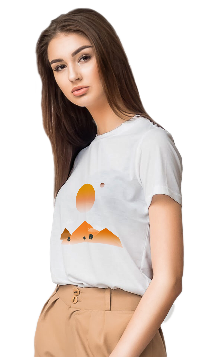 Desert Sunset - USUAL.ink! - playera personalizada