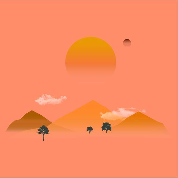 Desert Sunset - USUAL.ink! - playera personalizada