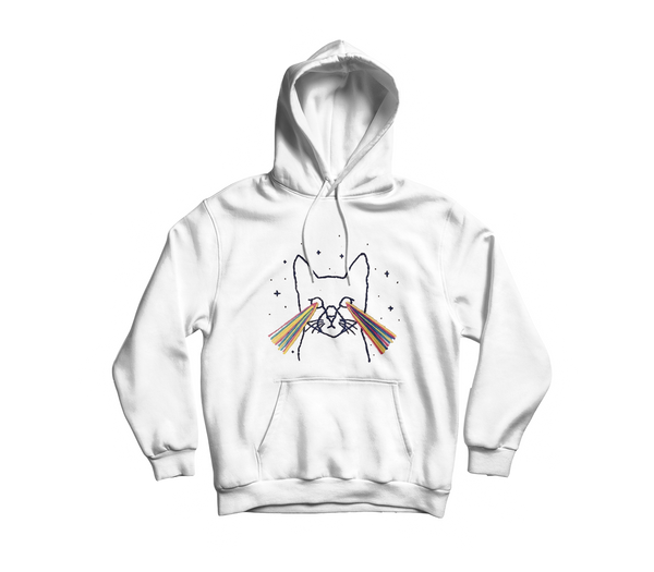 Eyes of cat with color lasers - USUAL.ink! - playera personalizada