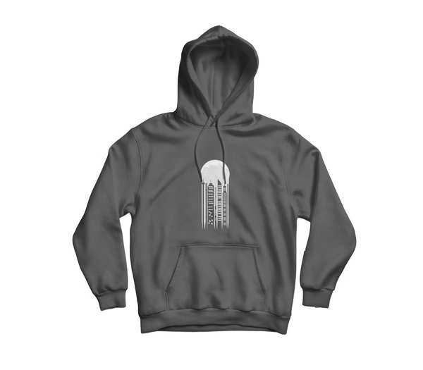 Moon over the city - USUAL.ink! - playera personalizada